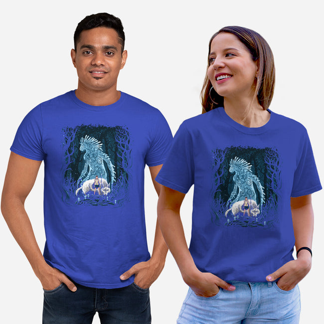 The Princess In The Forest-Unisex-Basic-Tee-zascanauta