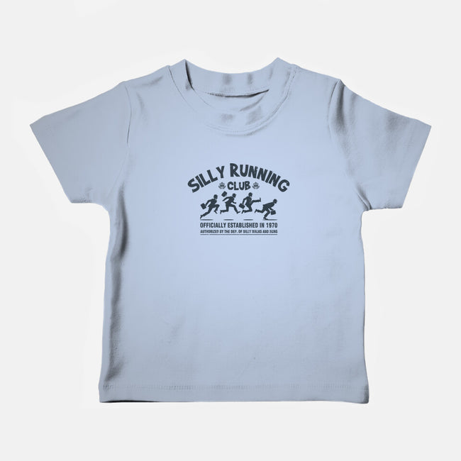 Funny Silly Running Club-Baby-Basic-Tee-erion_designs
