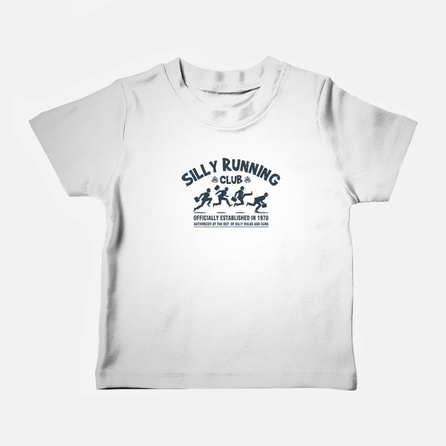 Funny Silly Running Club-Baby-Basic-Tee-erion_designs