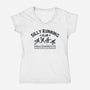 Funny Silly Running Club-Womens-V-Neck-Tee-erion_designs