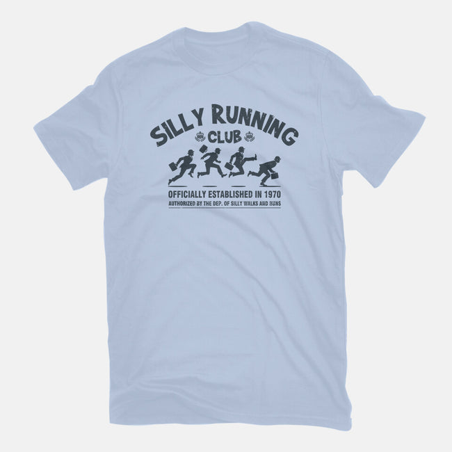 Funny Silly Running Club-Womens-Fitted-Tee-erion_designs