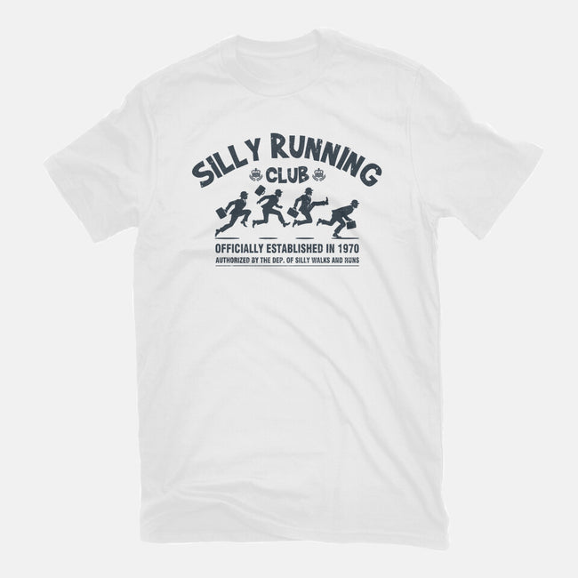 Funny Silly Running Club-Womens-Fitted-Tee-erion_designs