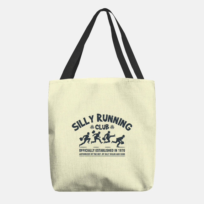 Funny Silly Running Club-None-Basic Tote-Bag-erion_designs