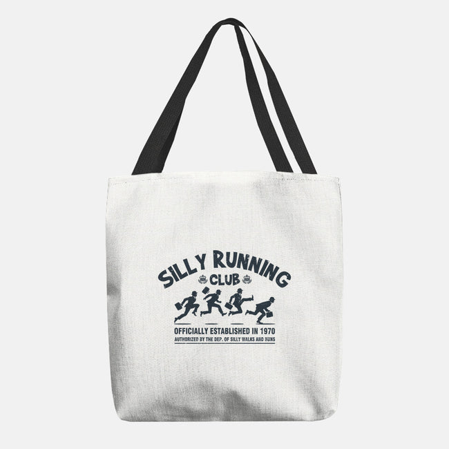 Funny Silly Running Club-None-Basic Tote-Bag-erion_designs