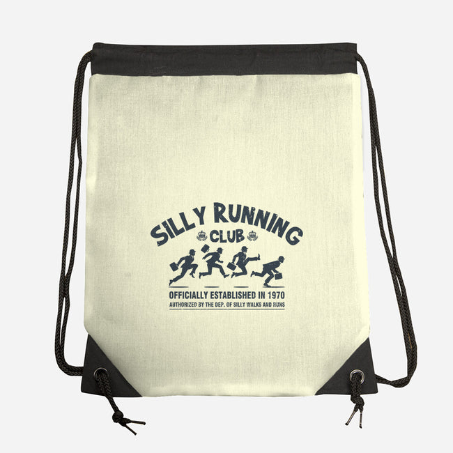 Funny Silly Running Club-None-Drawstring-Bag-erion_designs