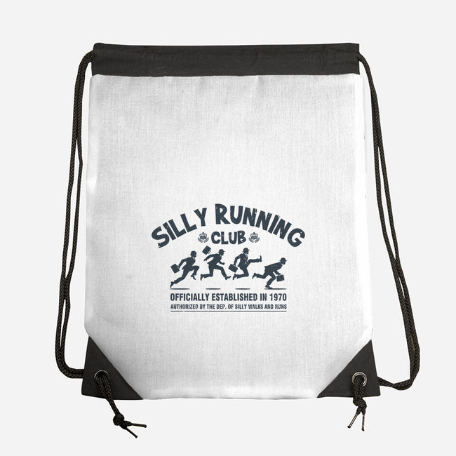 Funny Silly Running Club-None-Drawstring-Bag-erion_designs