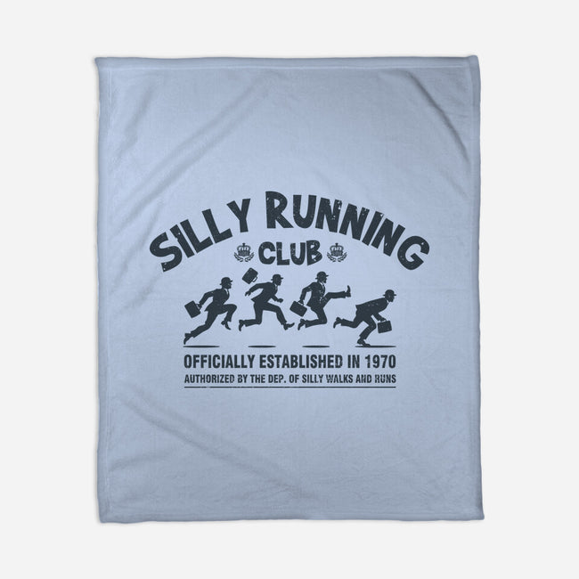 Funny Silly Running Club-None-Fleece-Blanket-erion_designs