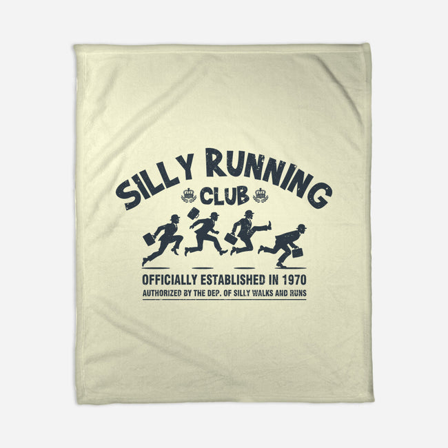Funny Silly Running Club-None-Fleece-Blanket-erion_designs