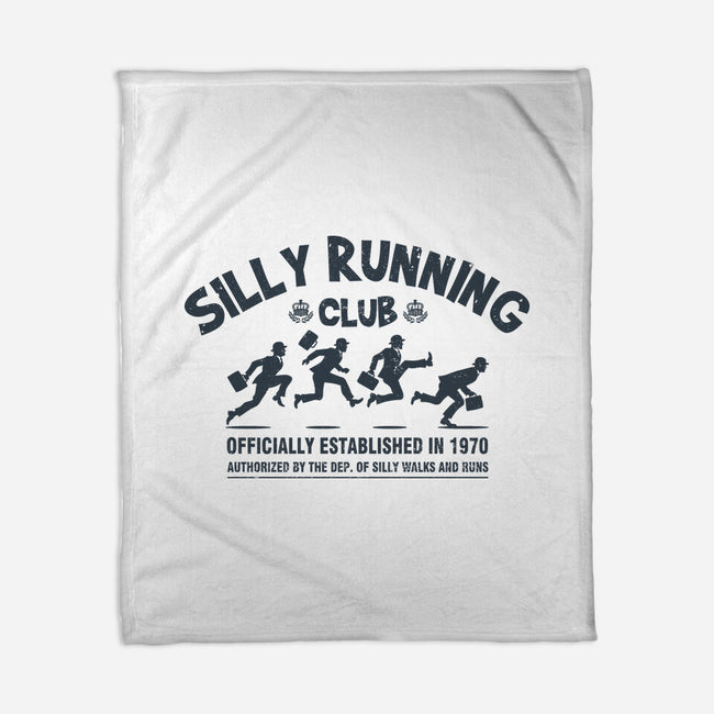 Funny Silly Running Club-None-Fleece-Blanket-erion_designs