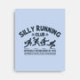 Funny Silly Running Club-None-Stretched-Canvas-erion_designs
