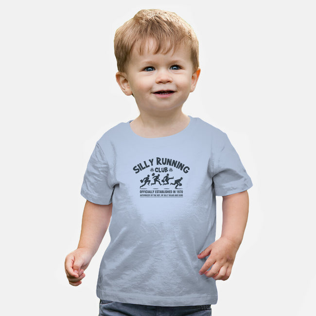 Funny Silly Running Club-Baby-Basic-Tee-erion_designs