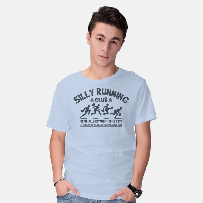 Funny Silly Running Club-Mens-Basic-Tee-erion_designs