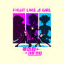 Fighter Girl-None-Adjustable Tote-Bag-rmatix