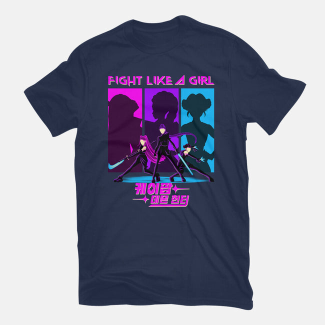 Fighter Girl-Womens-Fitted-Tee-rmatix