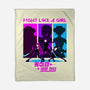 Fighter Girl-None-Fleece-Blanket-rmatix