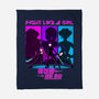 Fighter Girl-None-Fleece-Blanket-rmatix
