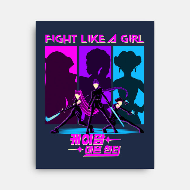 Fighter Girl-None-Stretched-Canvas-rmatix