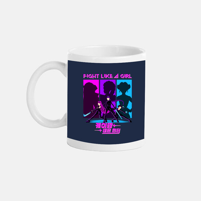 Fighter Girl-None-Mug-Drinkware-rmatix