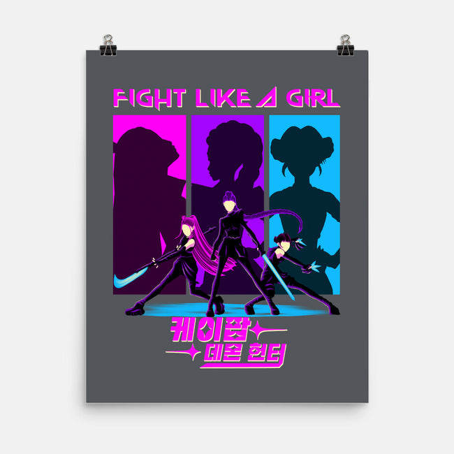 Fighter Girl-None-Matte-Poster-rmatix