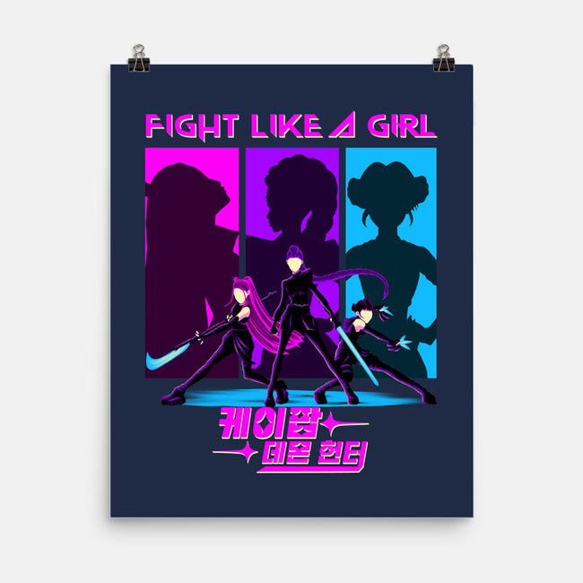 Fighter Girl-None-Matte-Poster-rmatix