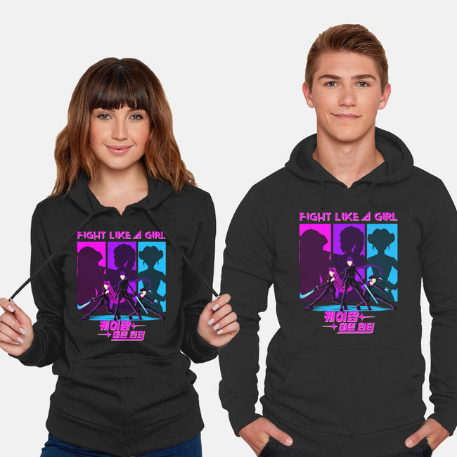 Fighter Girl-Unisex-Pullover-Sweatshirt-rmatix