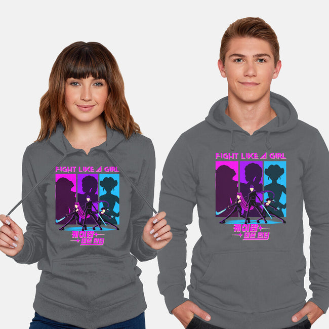 Fighter Girl-Unisex-Pullover-Sweatshirt-rmatix