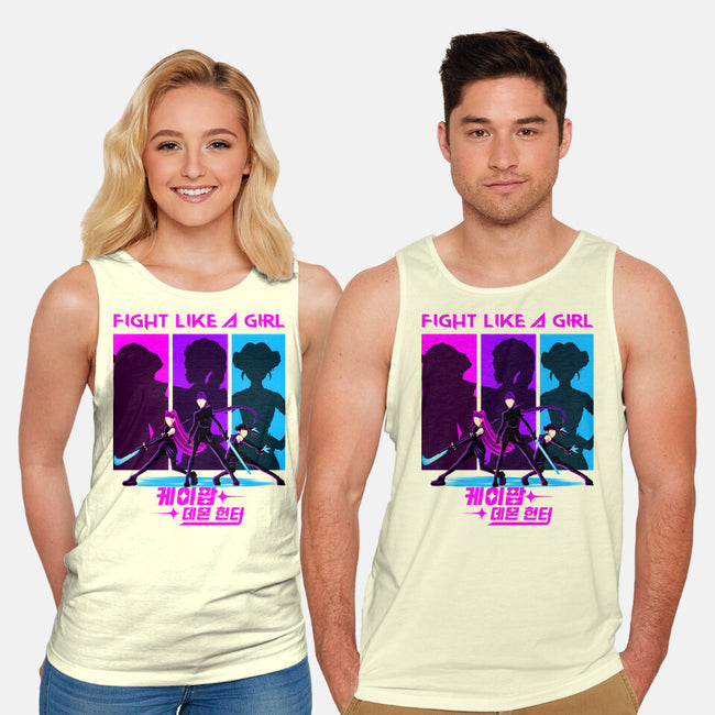 Fighter Girl-Unisex-Basic-Tank-rmatix