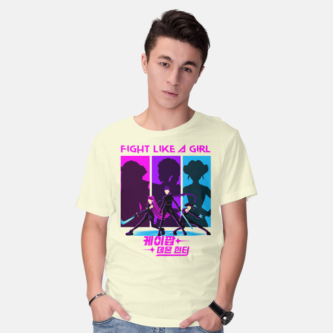 Fighter Girl-Mens-Basic-Tee-rmatix