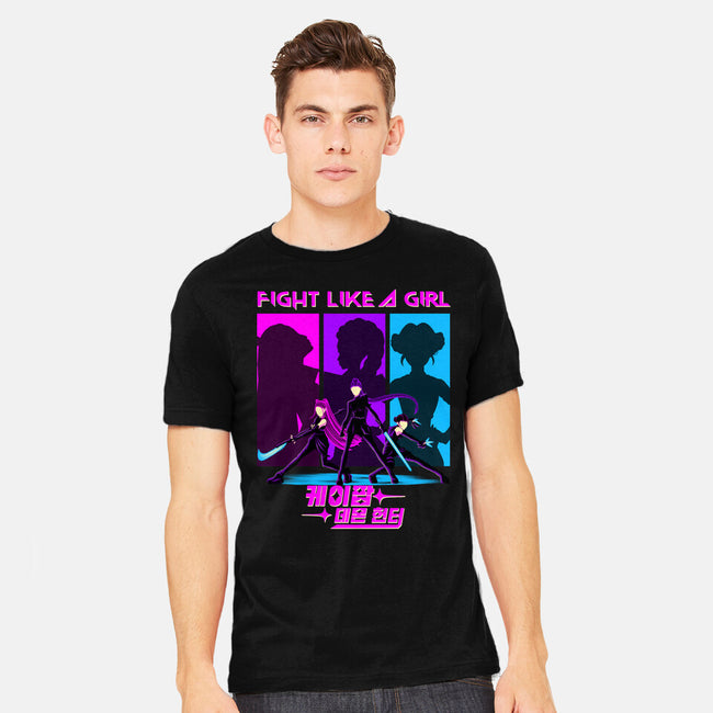 Fighter Girl-Mens-Heavyweight-Tee-rmatix