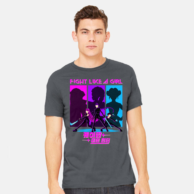 Fighter Girl-Mens-Heavyweight-Tee-rmatix