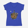 Le Okey Dokey-Womens-V-Neck-Tee-Betmac