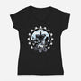 Giant Assembling-Womens-V-Neck-Tee-zascanauta