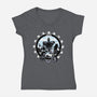 Giant Assembling-Womens-V-Neck-Tee-zascanauta
