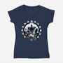 Giant Assembling-Womens-V-Neck-Tee-zascanauta