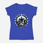 Giant Assembling-Womens-V-Neck-Tee-zascanauta