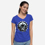 Giant Assembling-Womens-V-Neck-Tee-zascanauta