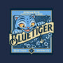 Blue Tiger Derpy Brew-None-Polyester-Shower Curtain-retrodivision