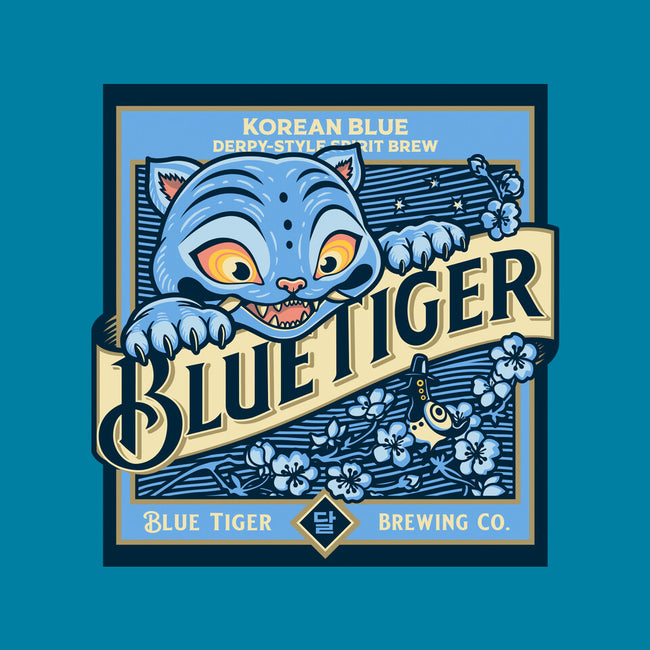 Blue Tiger Derpy Brew-Mens-Heavyweight-Tee-retrodivision