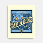 Blue Tiger Derpy Brew-None-Stretched-Canvas-retrodivision