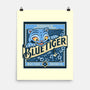 Blue Tiger Derpy Brew-None-Matte-Poster-retrodivision