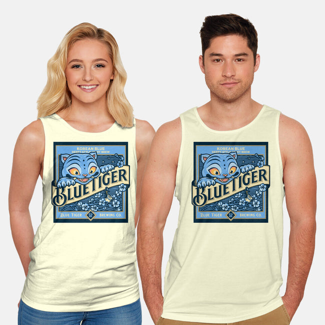 Blue Tiger Derpy Brew-Unisex-Basic-Tank-retrodivision