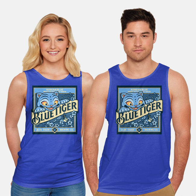 Blue Tiger Derpy Brew-Unisex-Basic-Tank-retrodivision