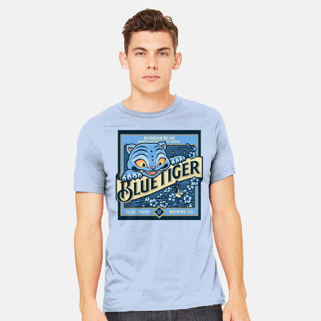 Blue Tiger Derpy Brew-Mens-Heavyweight-Tee-retrodivision