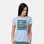 Blue Tiger Derpy Brew-Womens-Basic-Tee-retrodivision