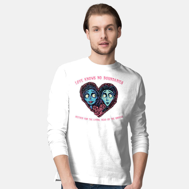 Love Knows No Boundaries-Mens-Long Sleeved-Tee-glitchygorilla