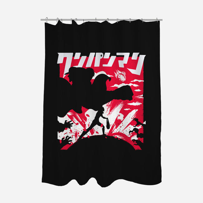 Hero For Fun-None-Polyester-Shower Curtain-rocketman_art