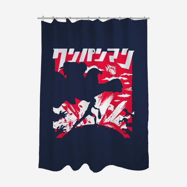 Hero For Fun-None-Polyester-Shower Curtain-rocketman_art