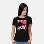 Hero For Fun-Womens-Basic-Tee-rocketman_art