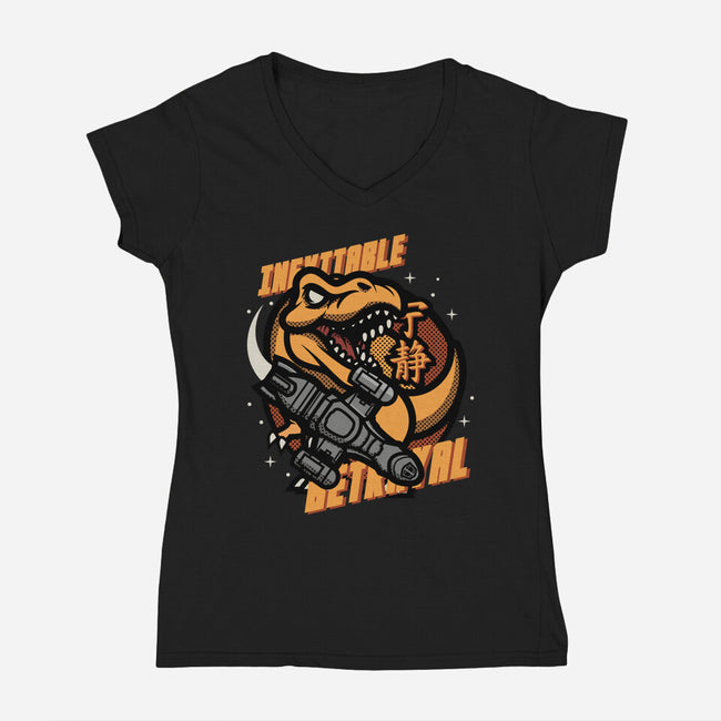 Inevitable Betrayal-Womens-V-Neck-Tee-jrberger