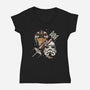Battle For The Stars-Womens-V-Neck-Tee-jrberger